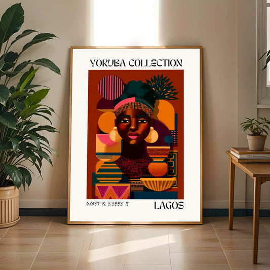 Yoruba Collection V2 Wall Art Print Soluna Soul