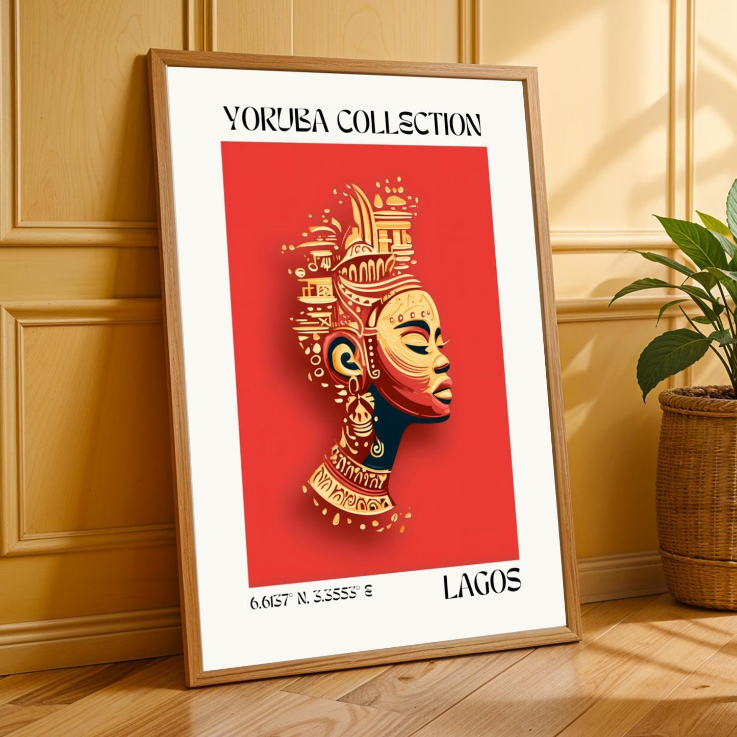 Yoruba Collection V4 Wall Art Print Soluna Soul