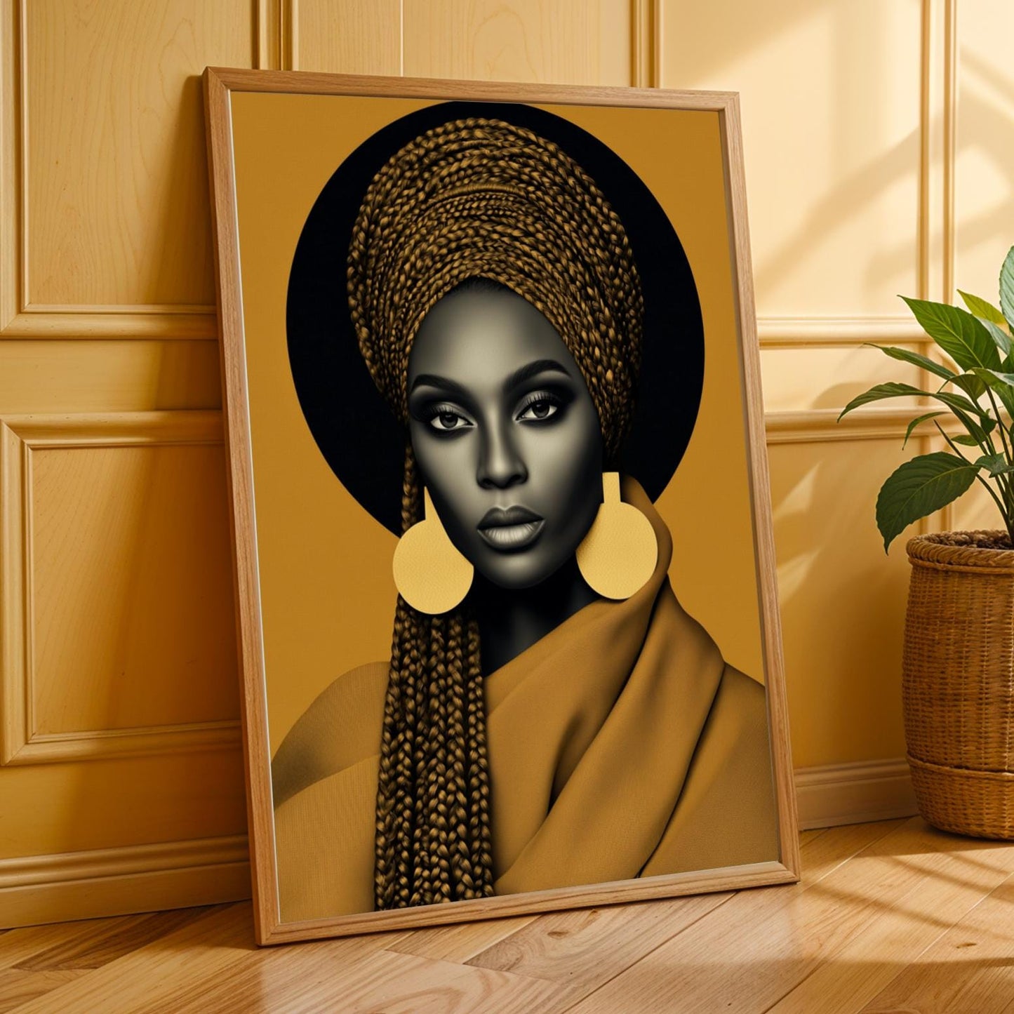 African Beauty Wall Art Print Soluna Soul