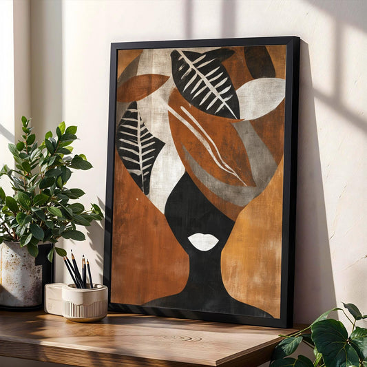 Abstract Silhouette Wall Art Print Soluna Soul