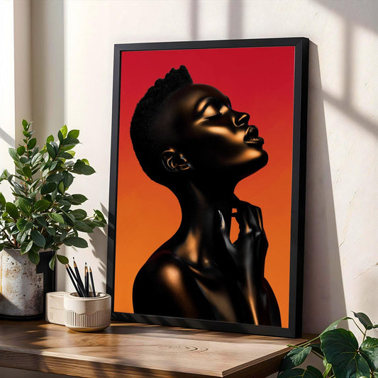 Black Ascension IV Wall Art Print Soluna Soul