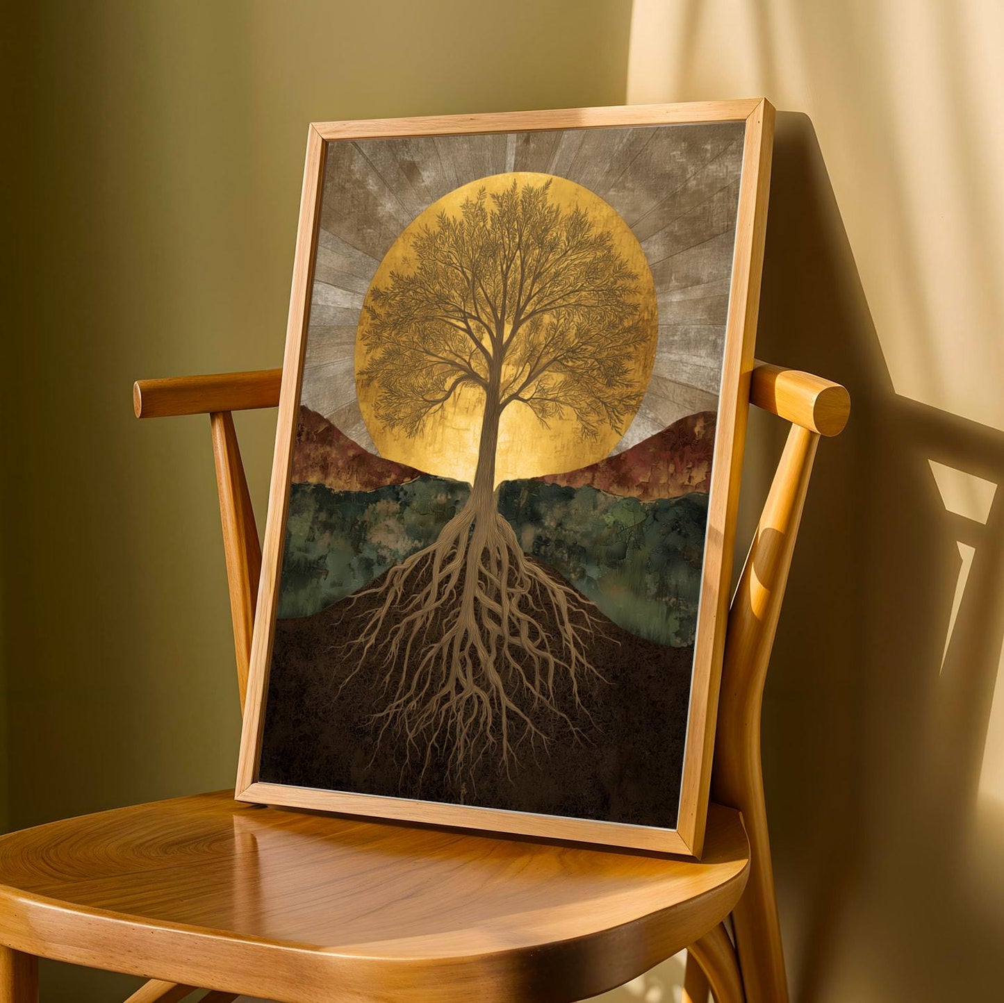 Deep Rooted Tree Wall Art Print Soluna Soul