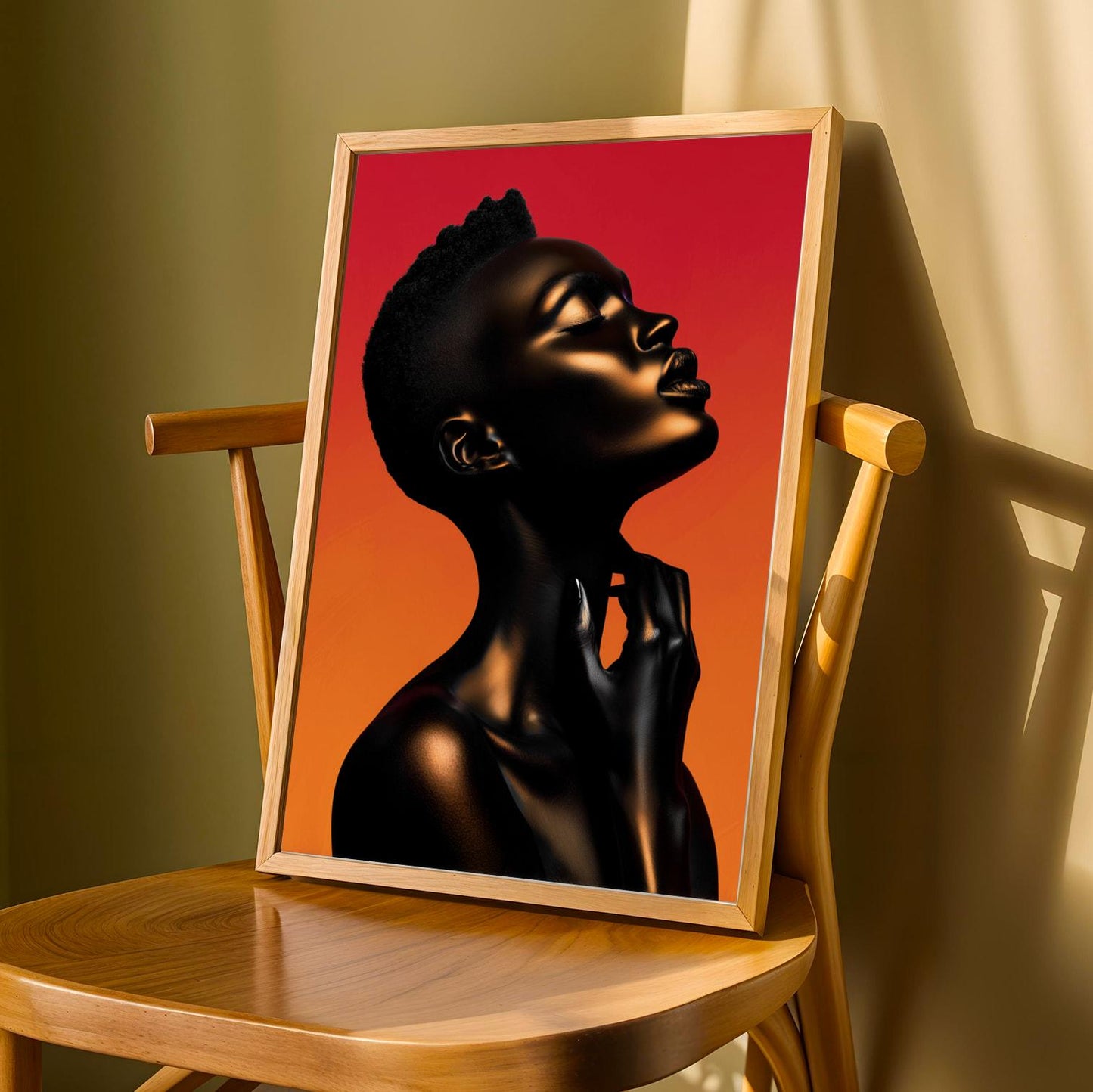 Black Ascension IV Wall Art Print Soluna Soul