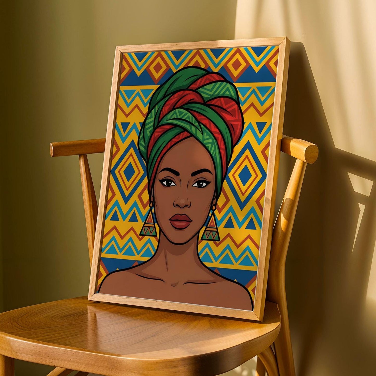 African Queen Wall Art Print I Soluna Soul