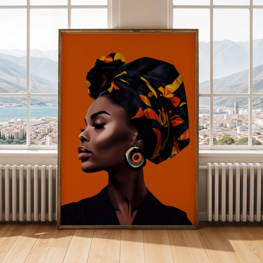 African Queen Wall Art Print VI Soluna Soul