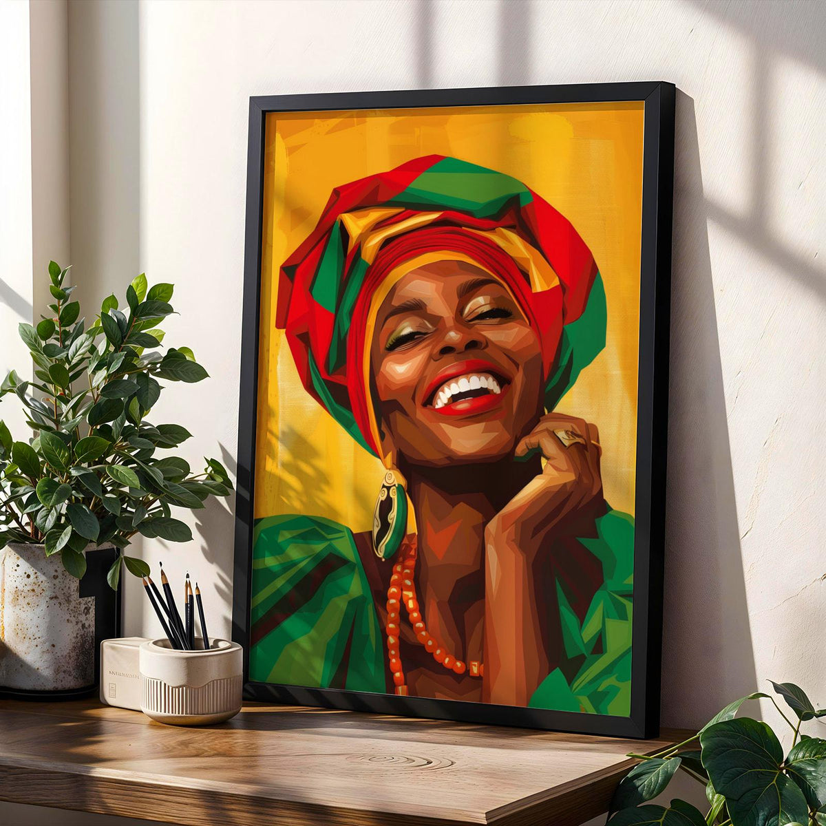 African Queen Wall Art Print VIII Soluna Soul