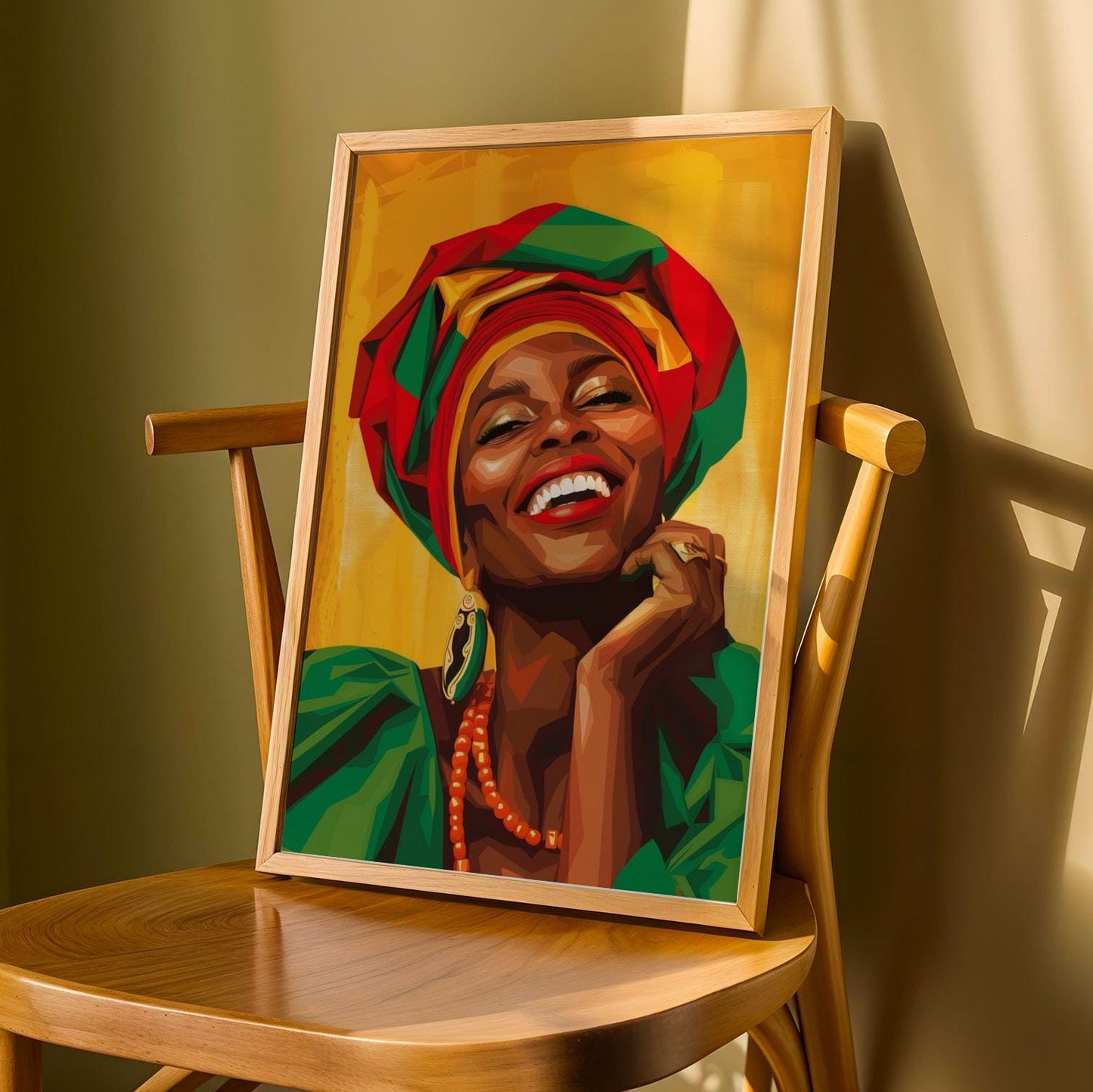 African Queen Wall Art Print VIII Soluna Soul