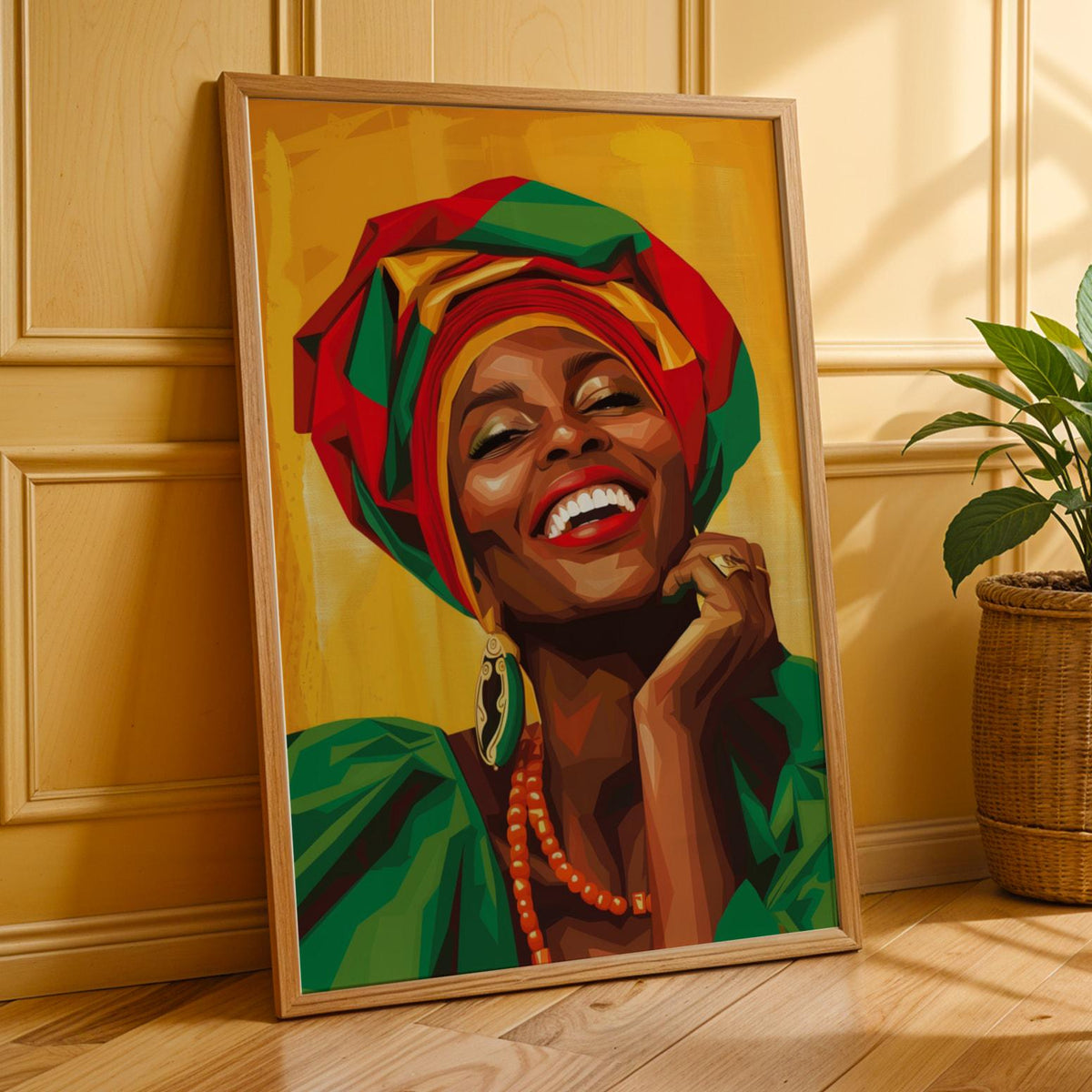 African Queen Wall Art Print VIII Soluna Soul