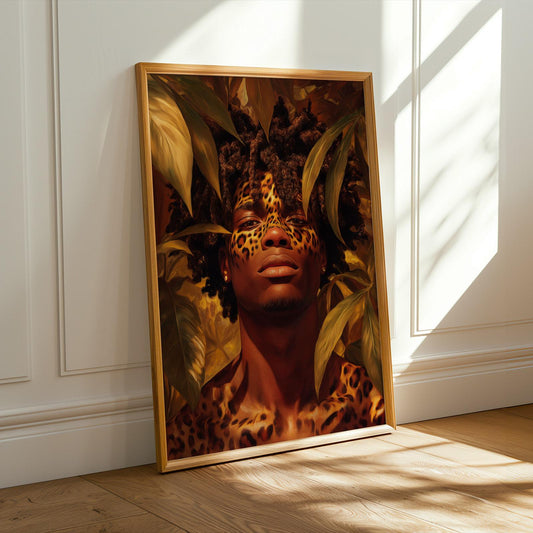 Afro Jungle Wall Art Print Soluna Soul