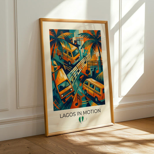 Lagos In Motion Wall Art Print Soluna Soul