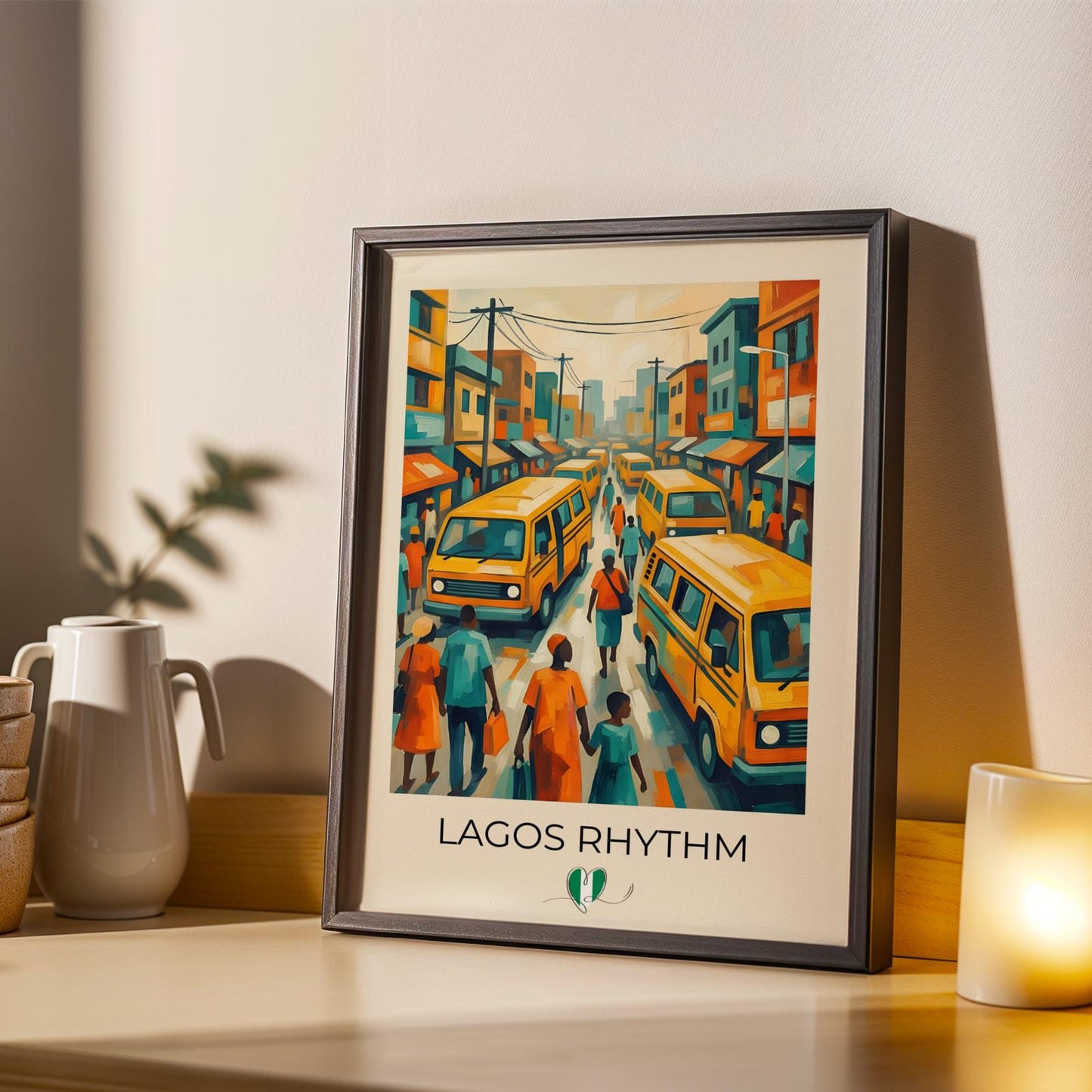 Lagos Rhythm Wall Art Print Soluna Soul