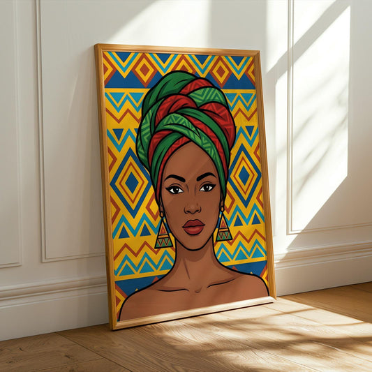 African Queen Wall Art Print I Soluna Soul