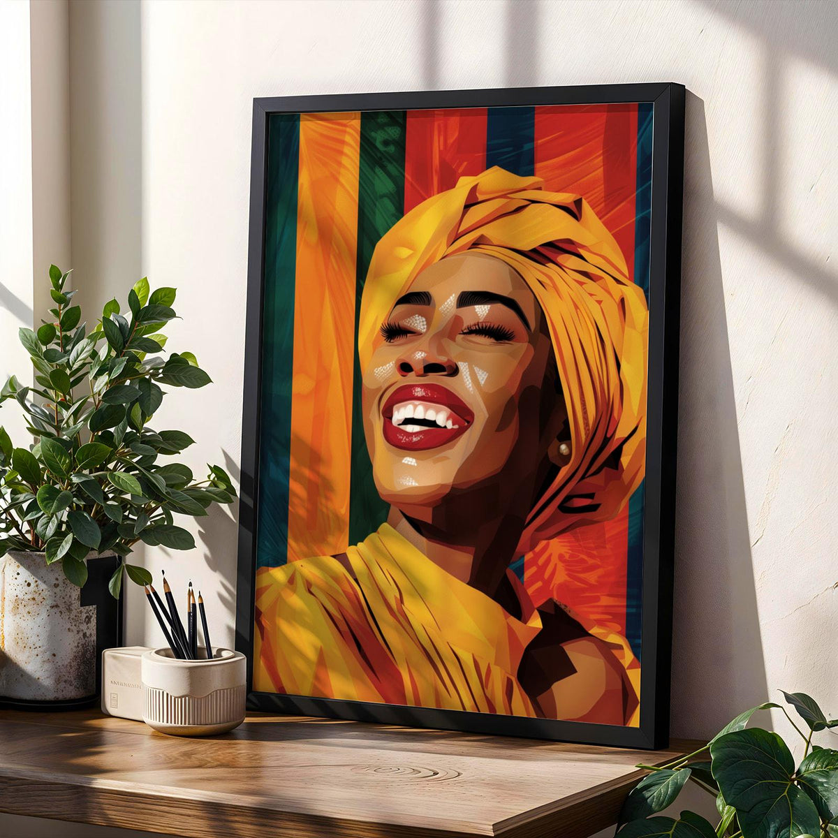 African Queen Wall Art Print IX Soluna Soul