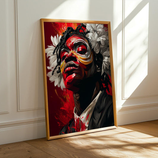 Abstract Expression Wall Art Print Soluna Soul