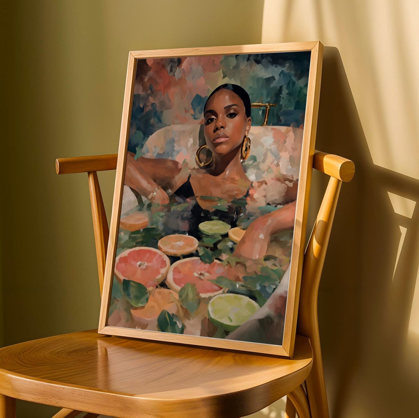 Melanin Goddess Self Care Wall Art Print I Soluna Soul