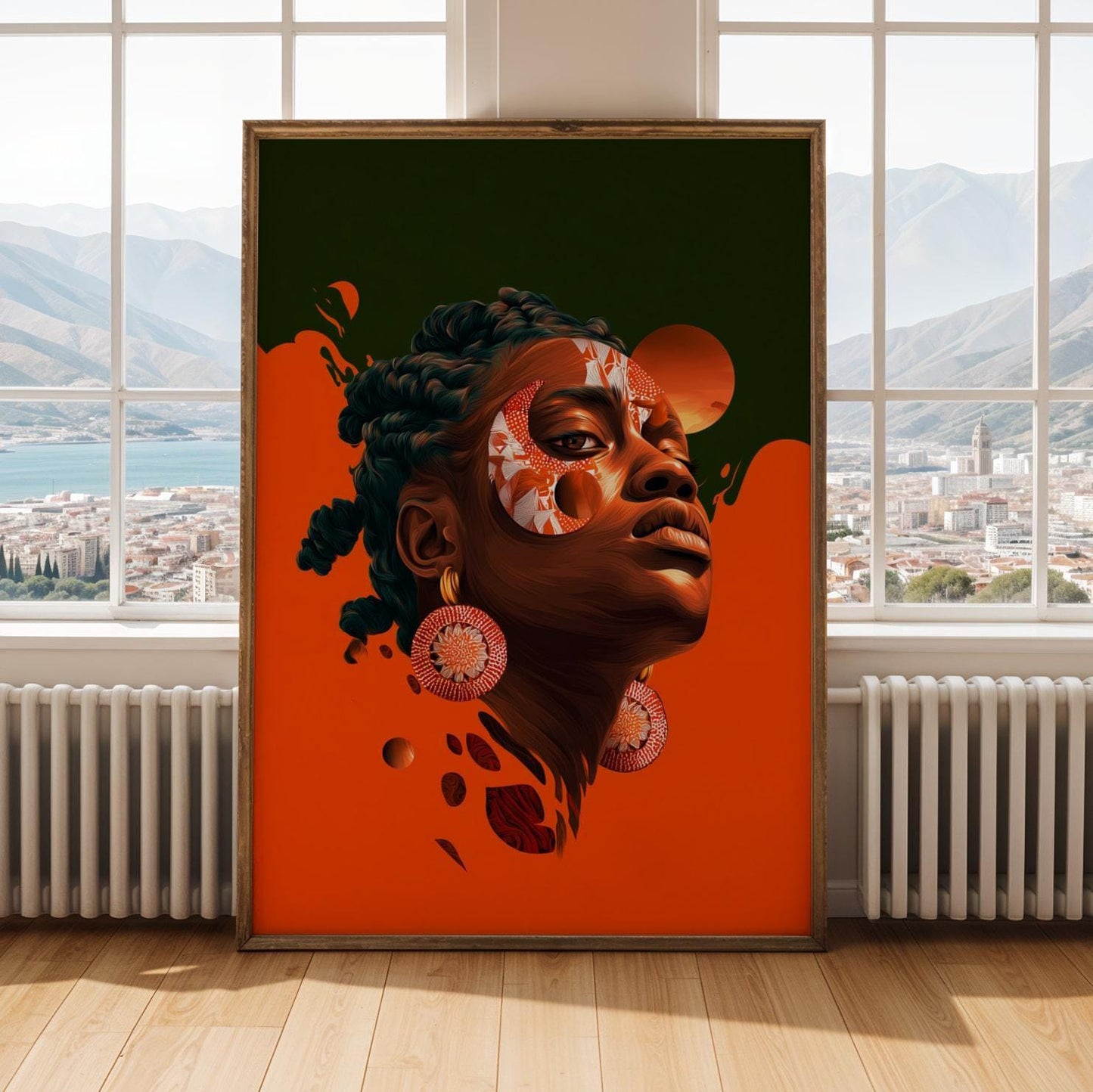 Afrocentric Wall Art Print 105 Soluna Soul