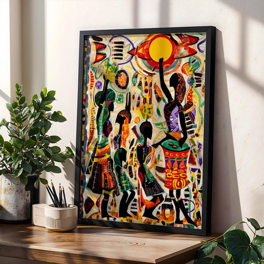 Afrocentric African Wall Art Print 32 Soluna Soul