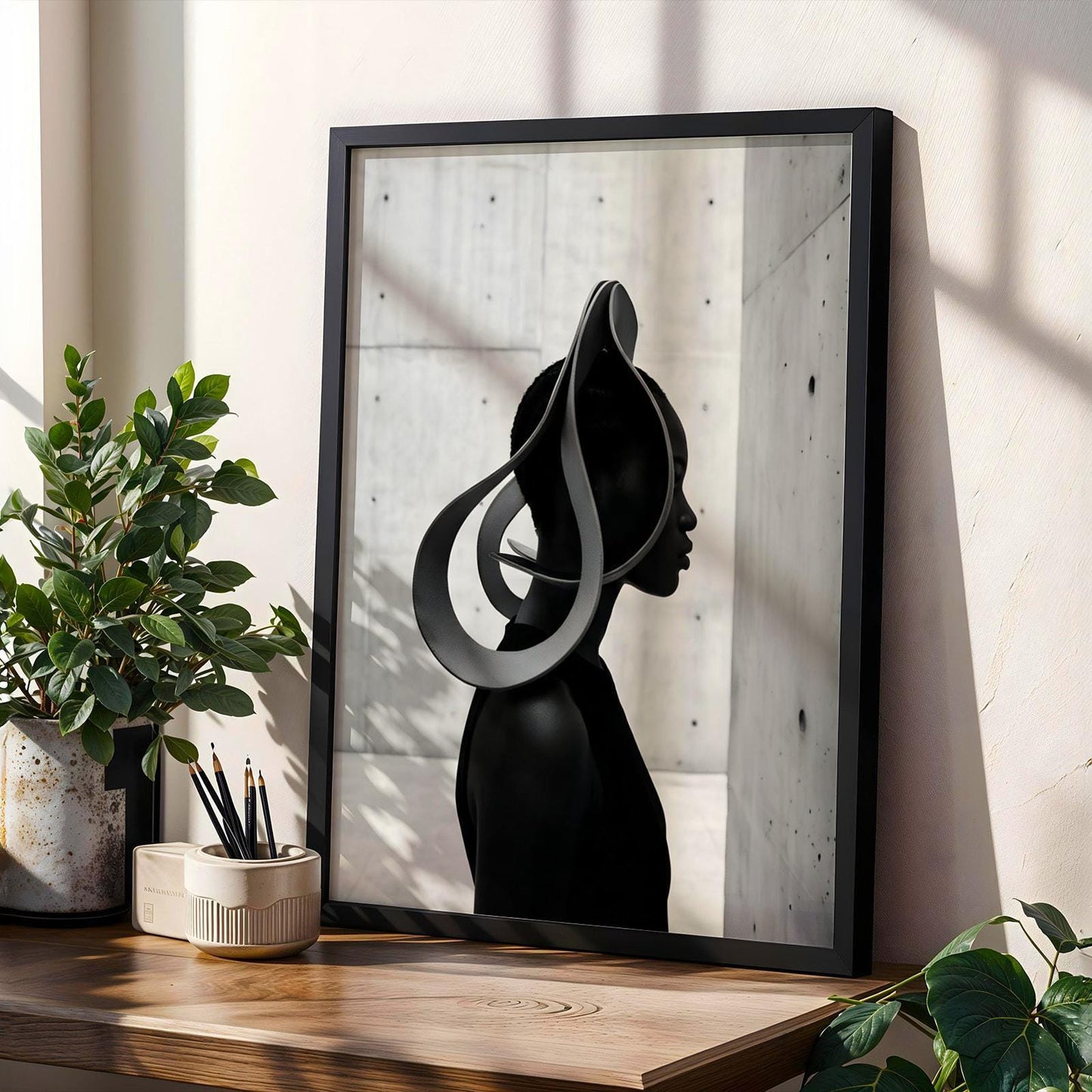 Afrocentric Nigerian Wall Art Print 5 Soluna Soul