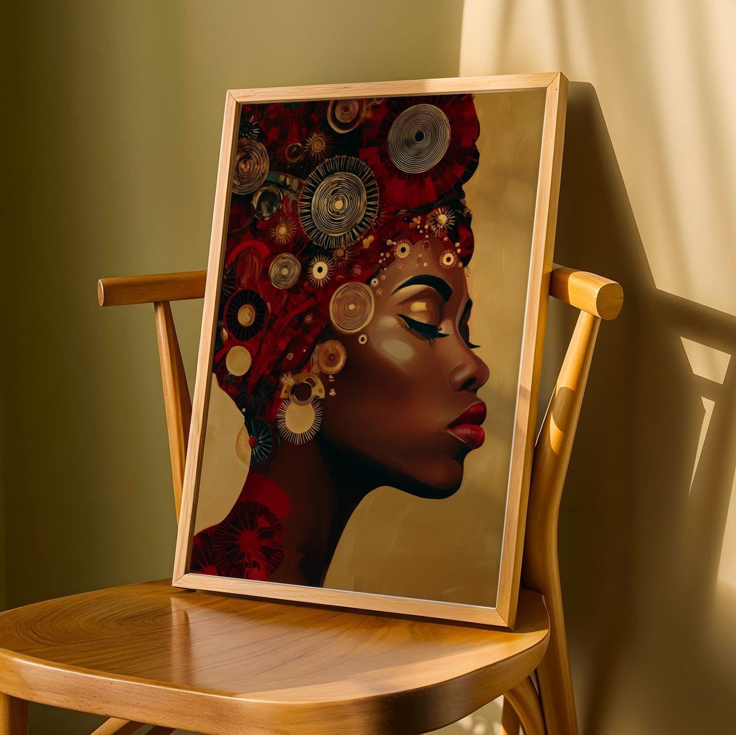 African Wall Art Print 106 Soluna Soul