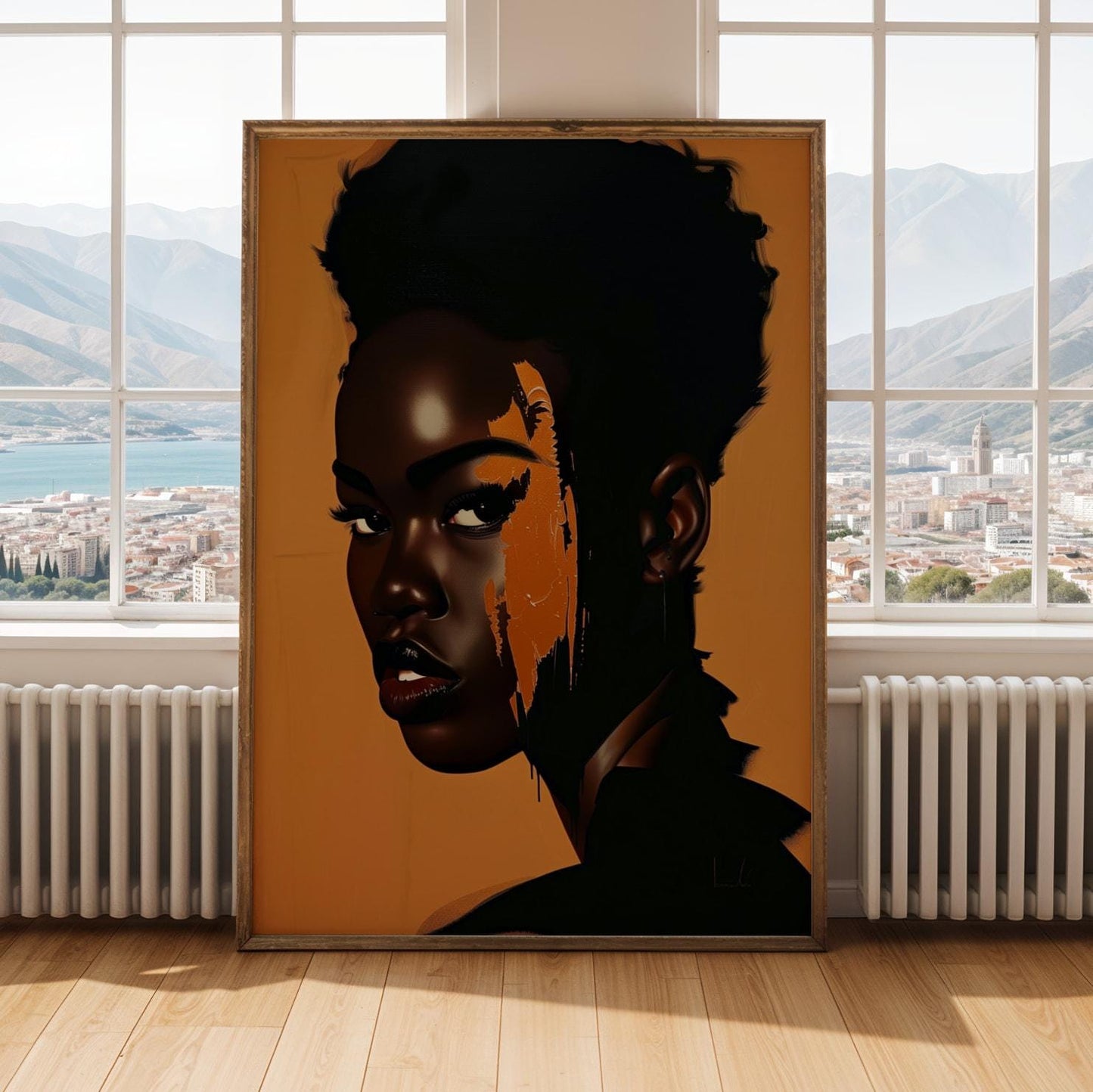 Afrocentric Wall Art Print 121 Soluna Soul