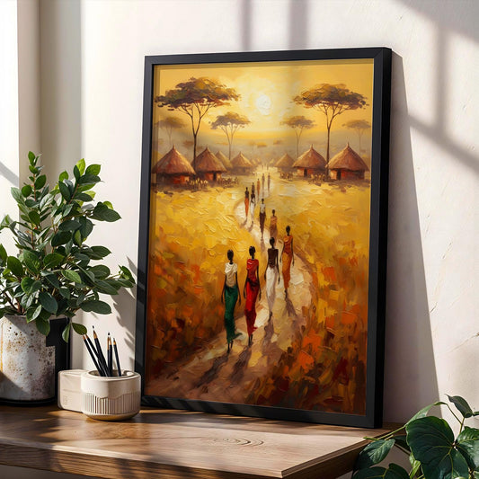 Golden Journey Home Wall Art Print 205 Soluna Soul