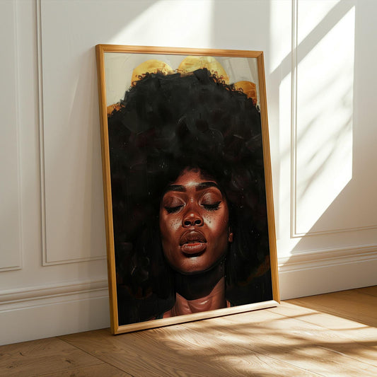 Woman's Face Portrait Wall Art Print 139 Soluna Soul