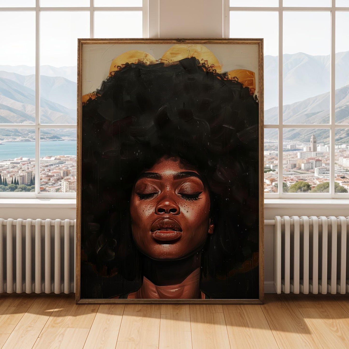 Woman's Face Portrait Wall Art Print 139 Soluna Soul