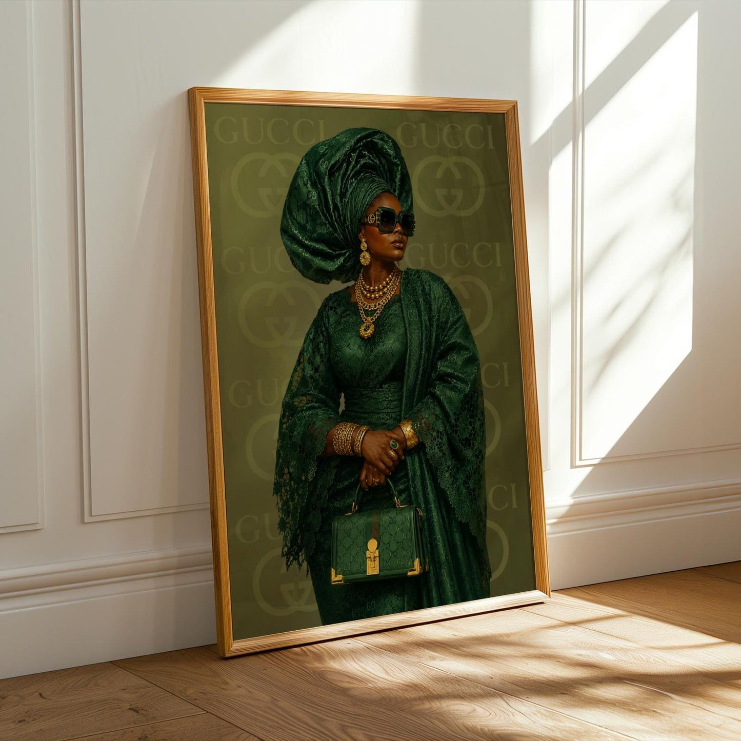 African Aunty Luxe Wall Art Print 241 Soluna Soul