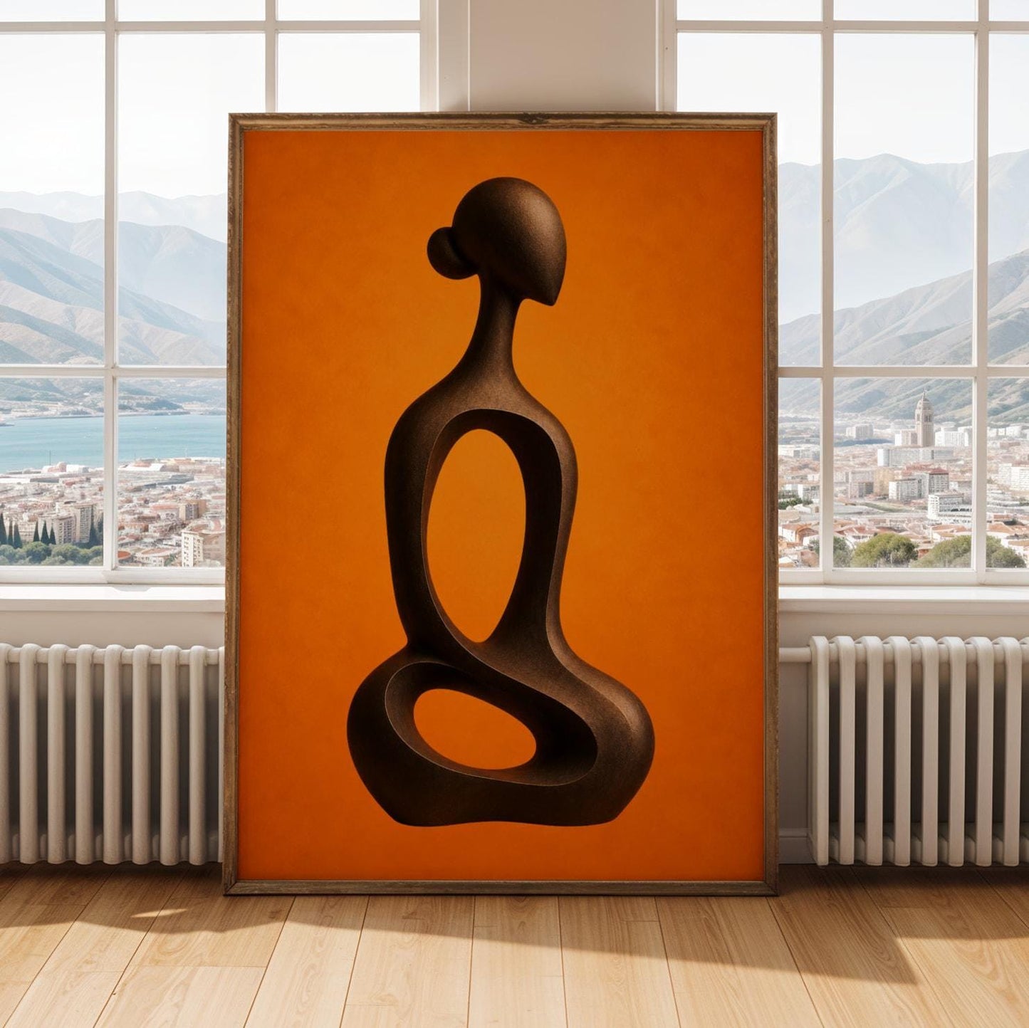 Abstract Sculpture Figure Wall Art Print 255 Soluna Soul
