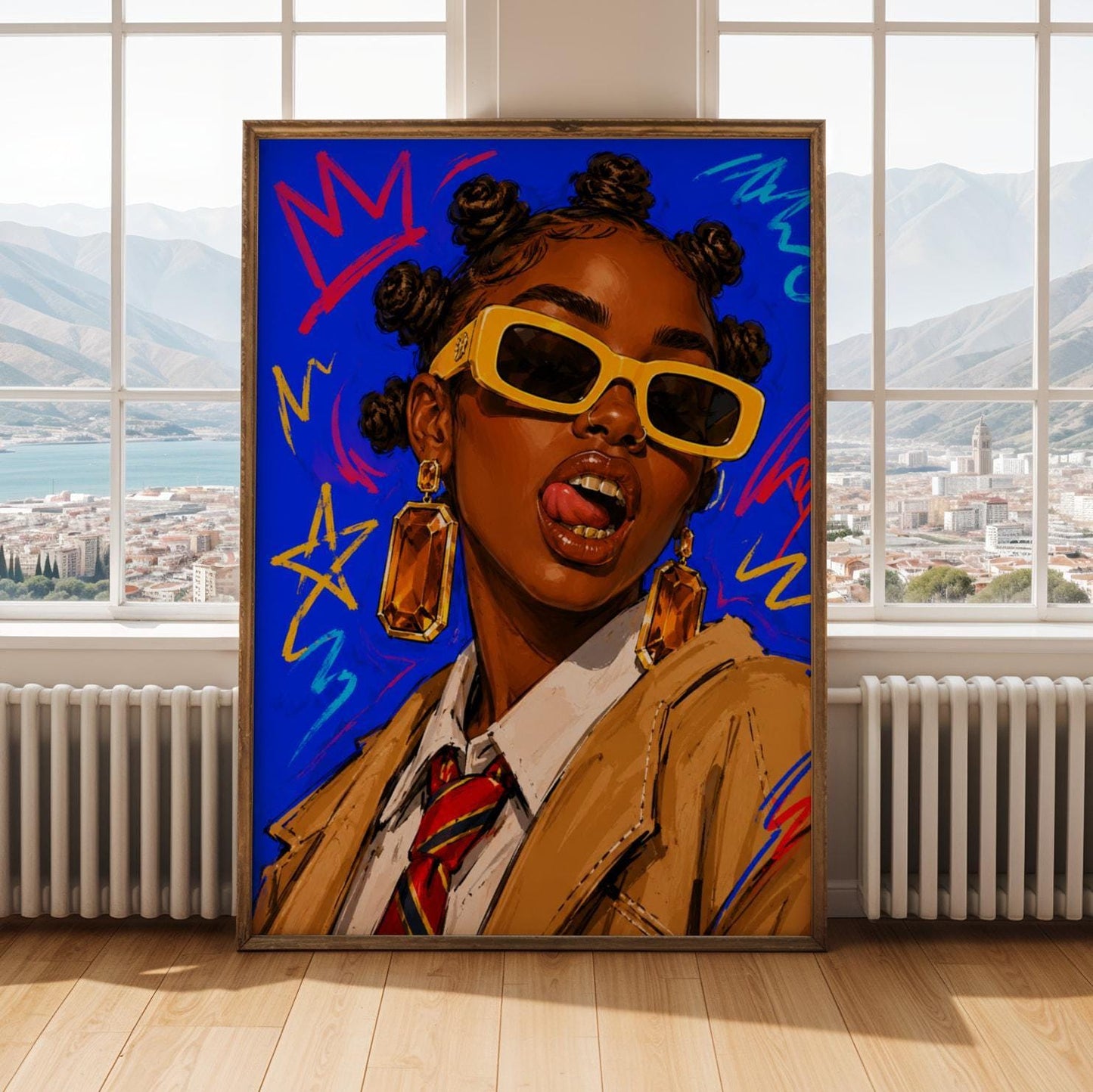 Woman Portrait Wall Art Print 249 Soluna Soul