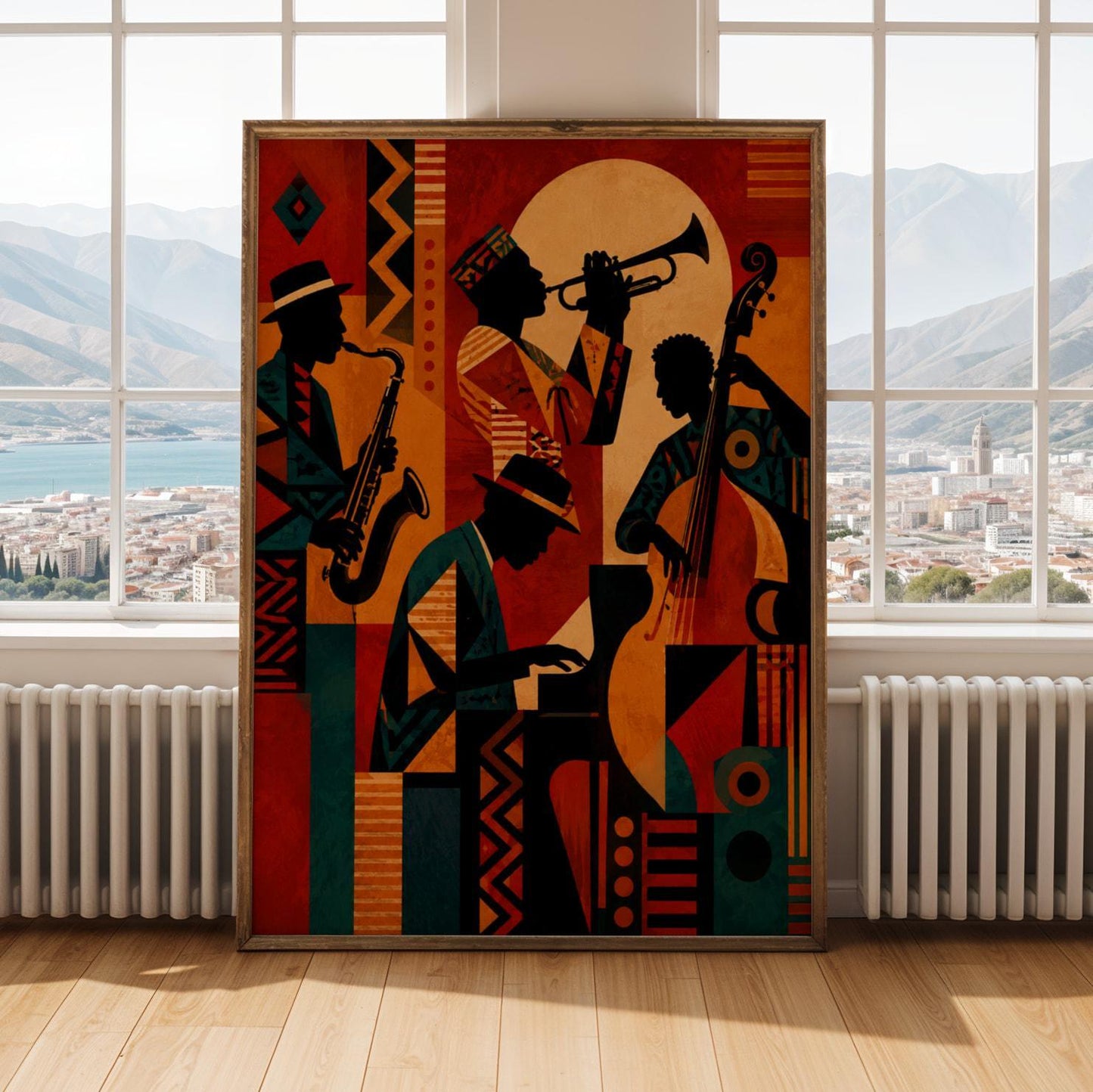 Jazz Band Musicians Wall Art Print 5 Soluna Soul