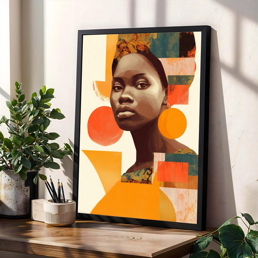 Afrocentric Wall Art Print 64 Soluna Soul