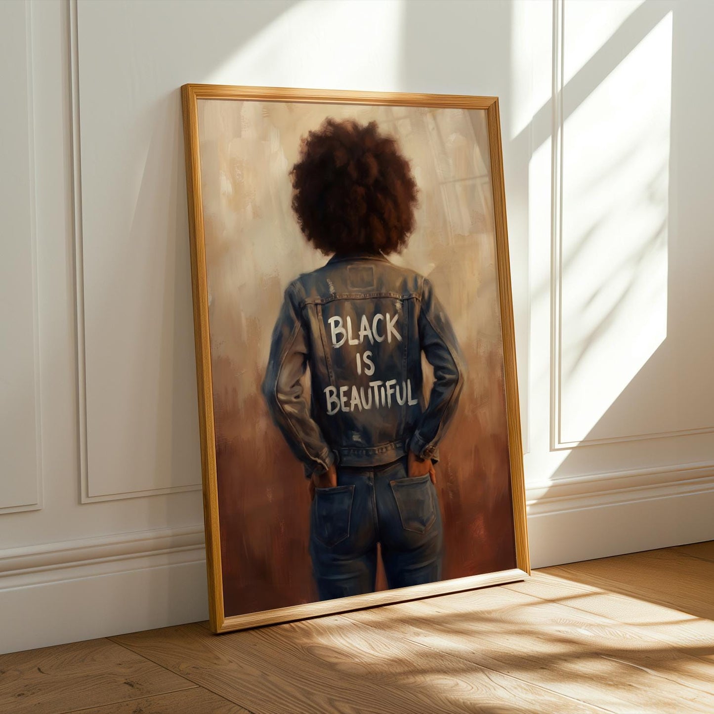 Black Is Beautiful Wall Art Print 207 Soluna Soul