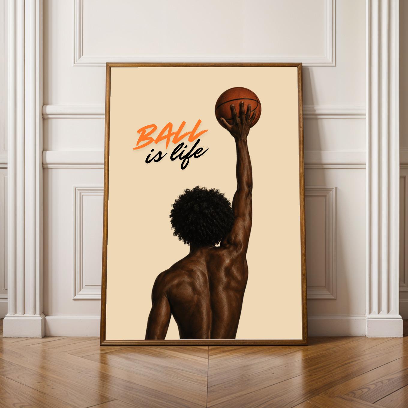 Ball Is Life Wall Art Print Soluna Soul