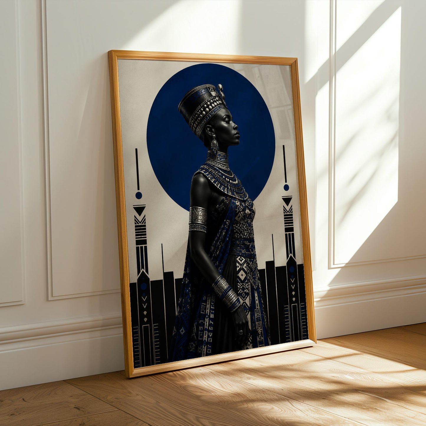 Afrocentric African Art Print 309 Soluna Soul