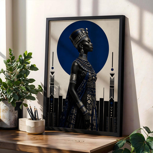 Afrocentric African Art Print 309 Soluna Soul
