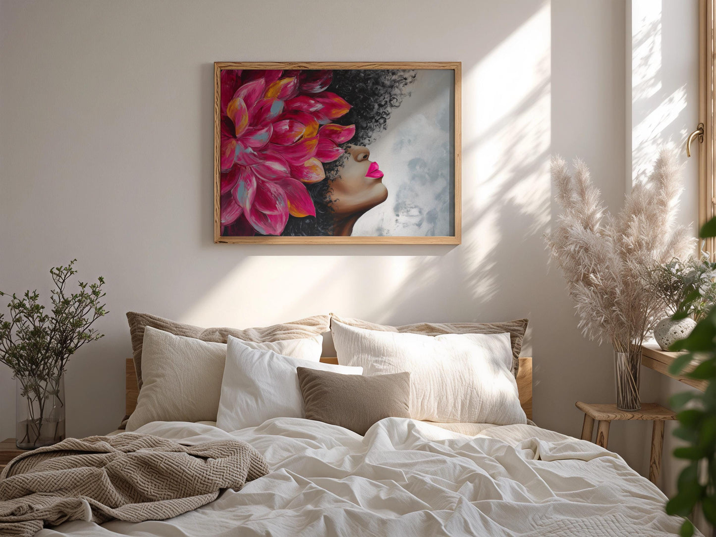 Afrocentric Wall Art Print L4 Soluna Soul