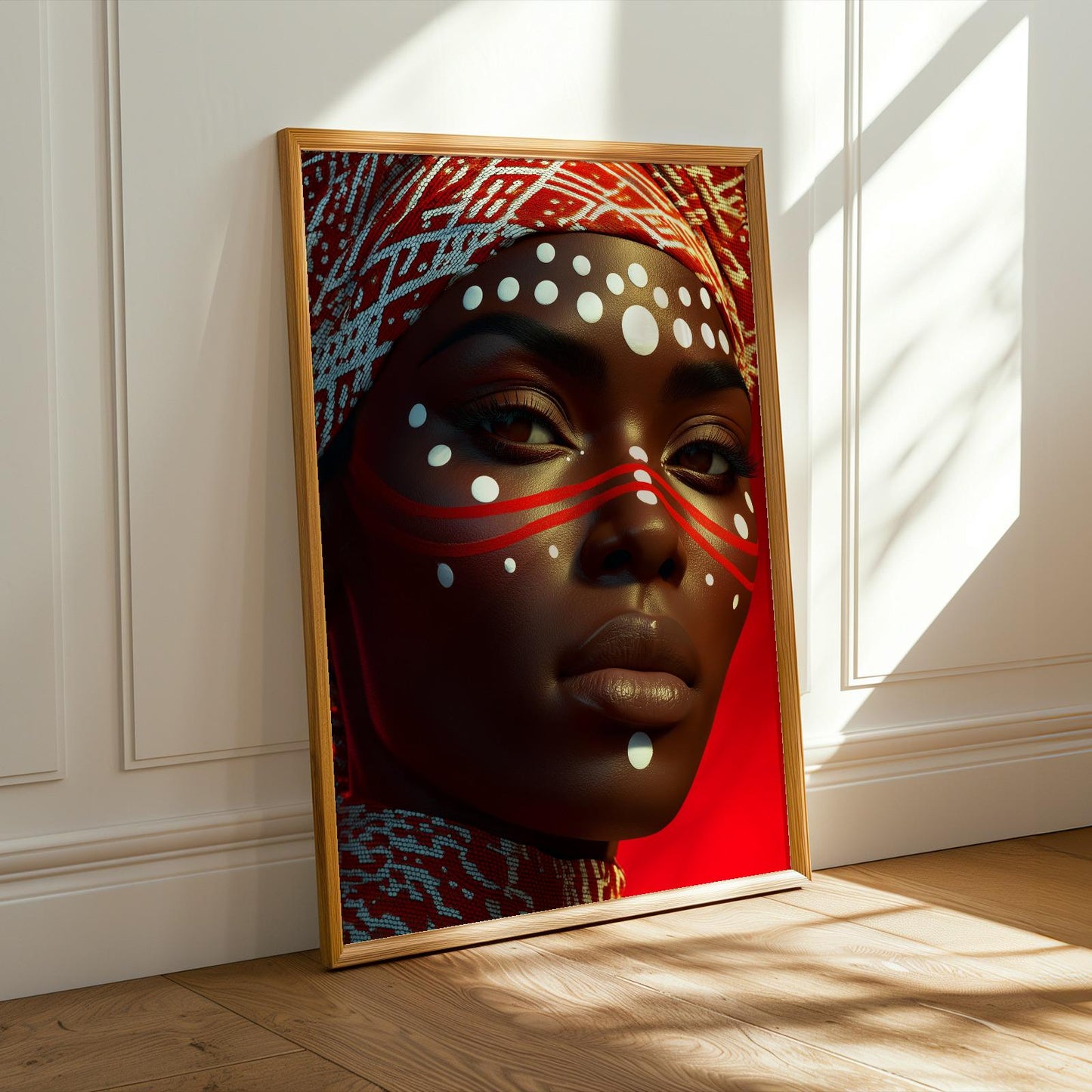 Abstract Black Woman Wall Art Print 336 Soluna Soul