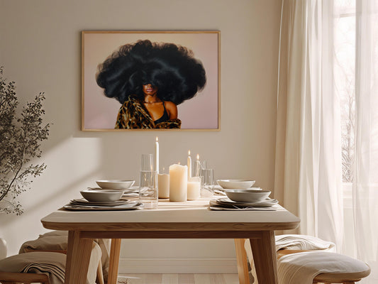 Afrocentric Wall Art Print L2 Soluna Soul