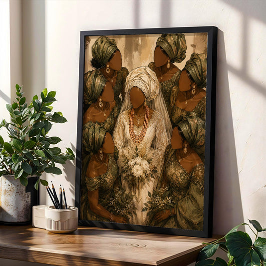 Abstract Black Wall Art Print 337 Soluna Soul