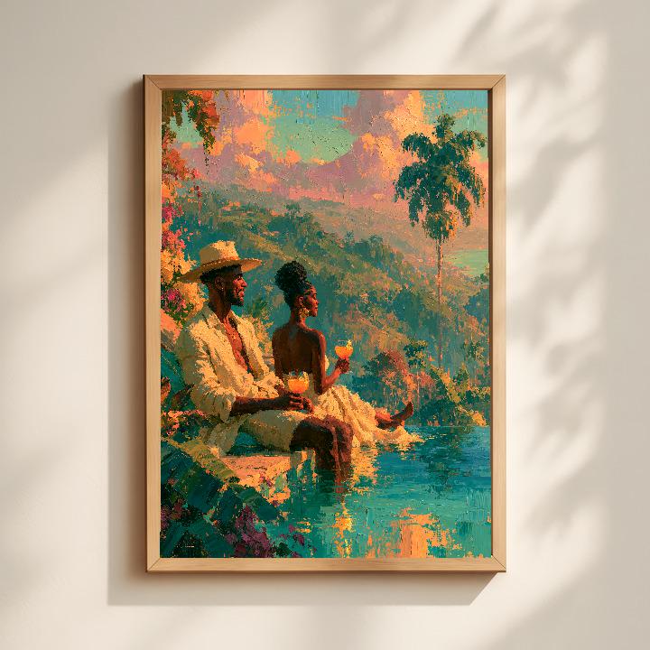 Sunset Poolside Reverie Soluna Soul