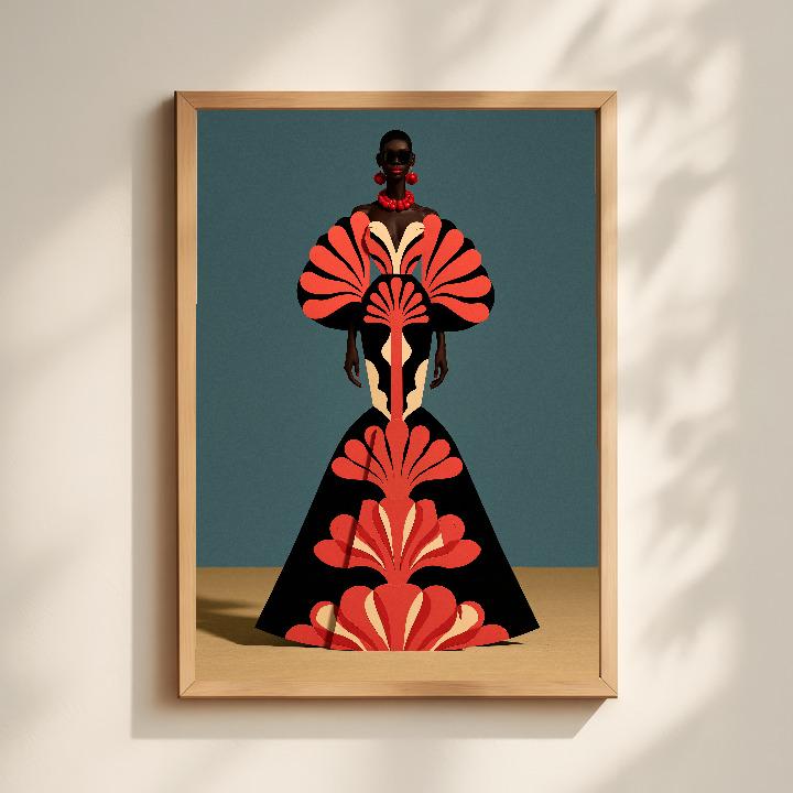 Coral Plume Silhouette Soluna Soul