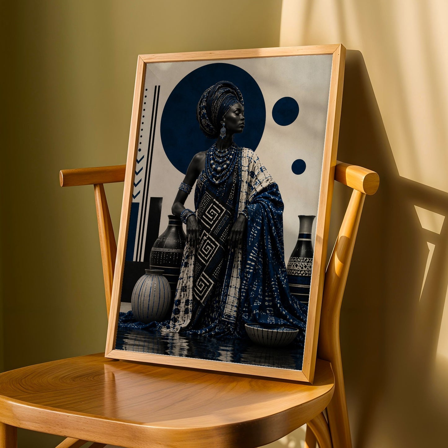 Afrocentric African Art Print 310 Soluna Soul