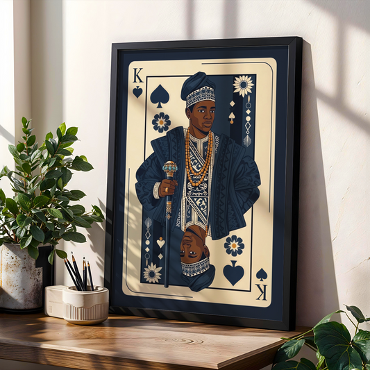 King Of Spades Wall Art Print Soluna Soul