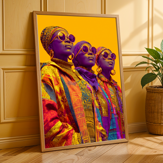 African Beauty Wall Art Print Soluna Soul