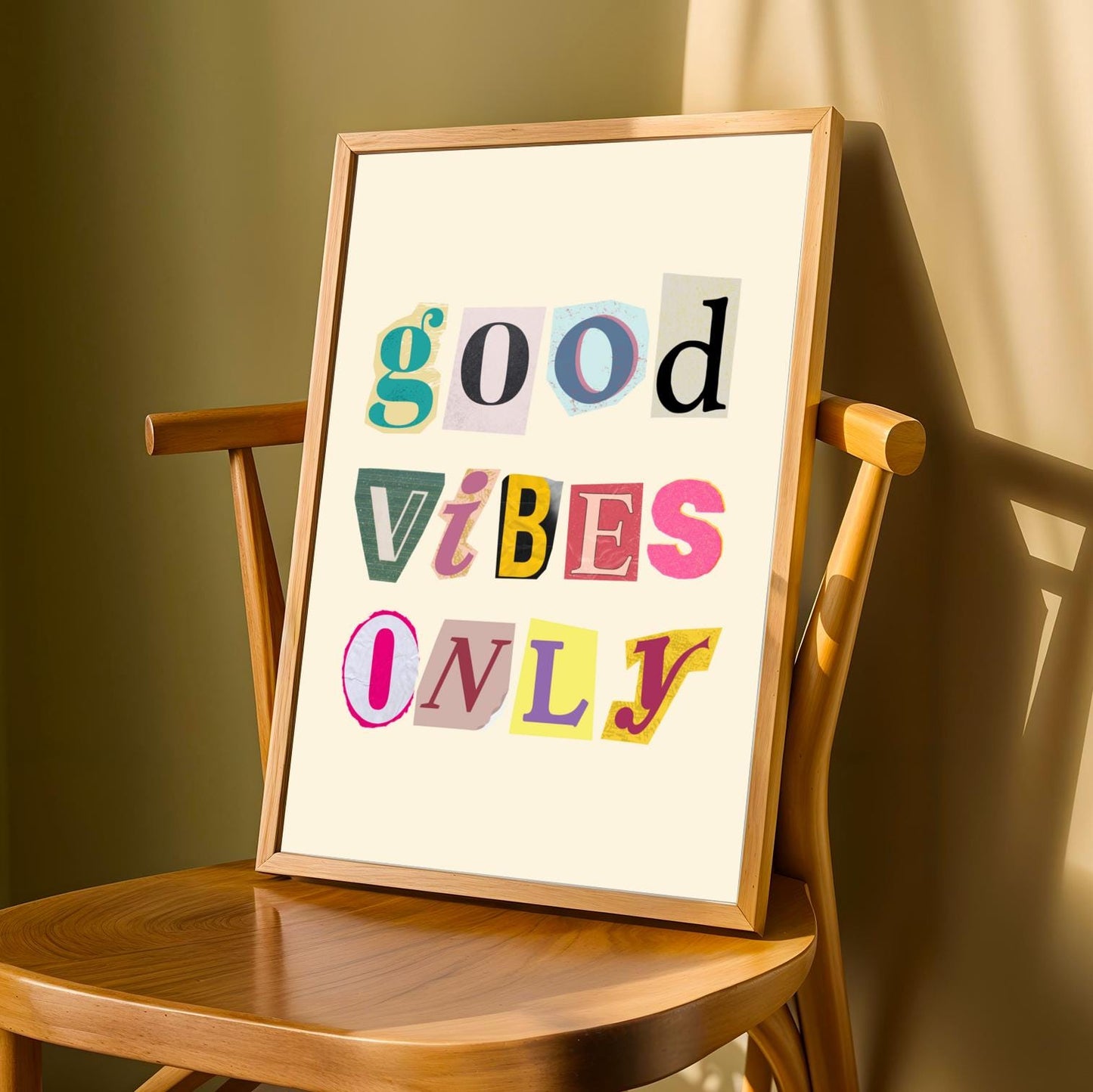 Good Vibes Only Wall Art Print
