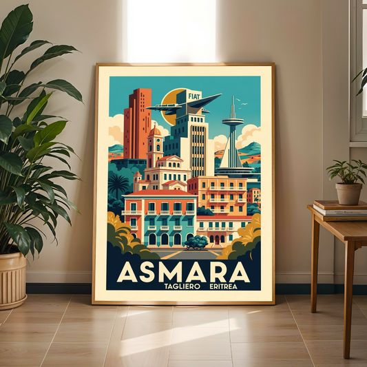 Asmara, Eritrea Travel Poster