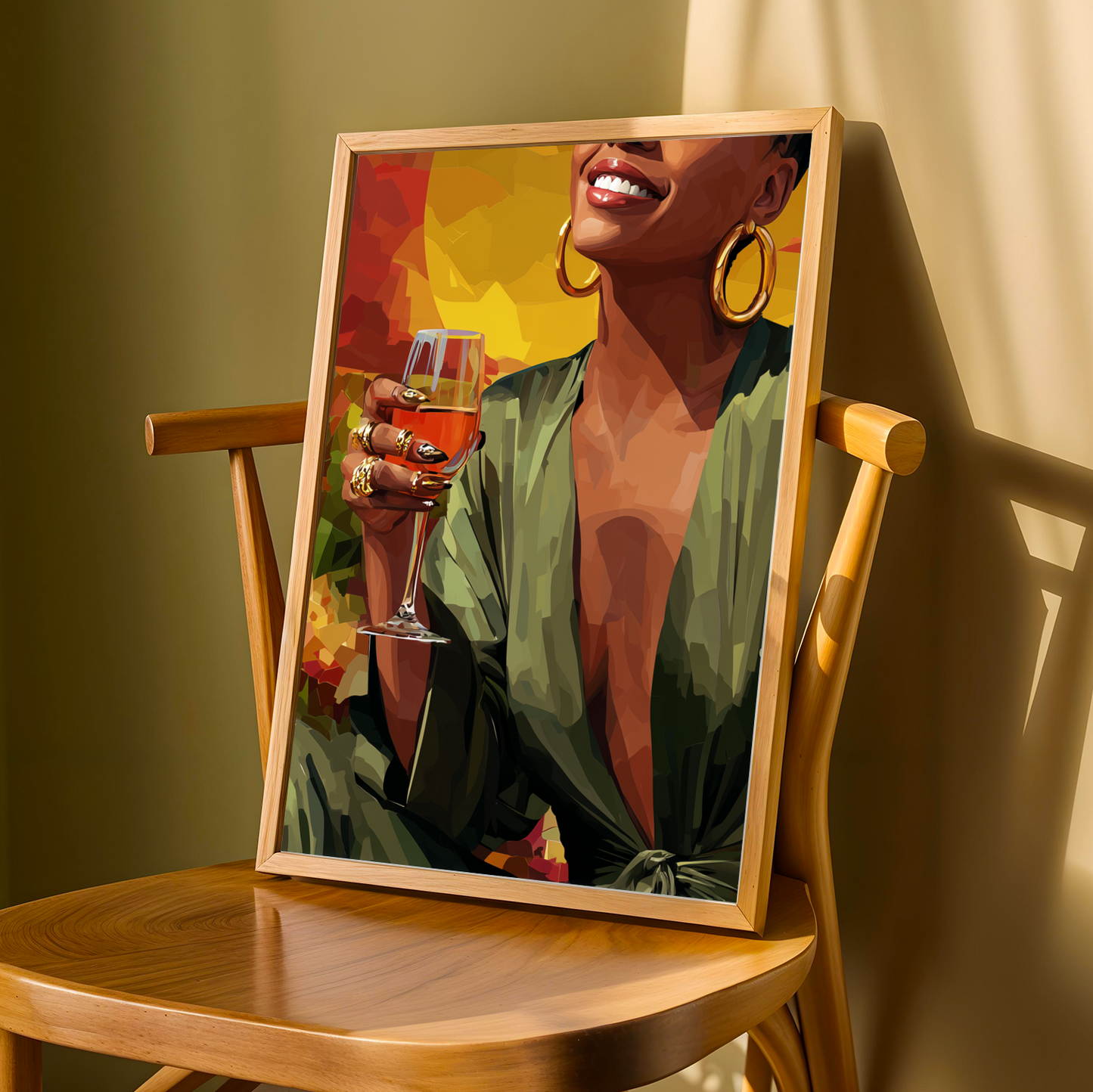 Bold Statement -  Modern Afrocentric Wall Art Print