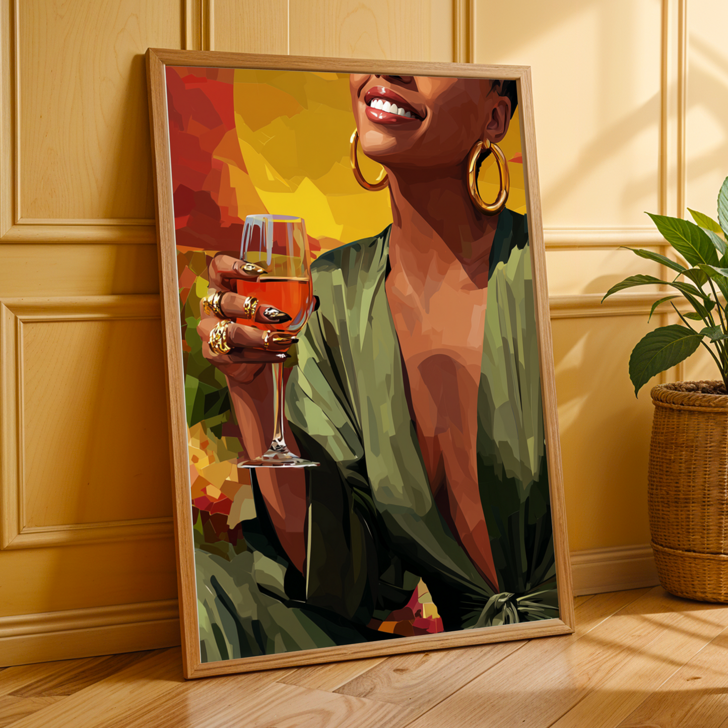 Bold Statement -  Modern Afrocentric Wall Art Print