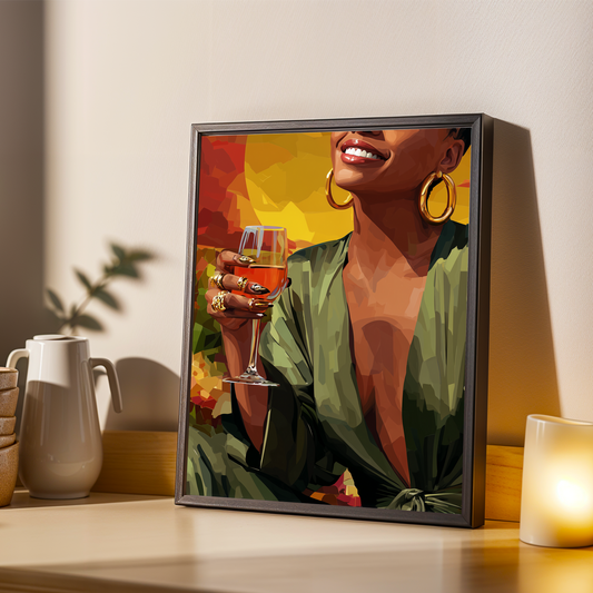 Bold Statement -  Modern Afrocentric Wall Art Print